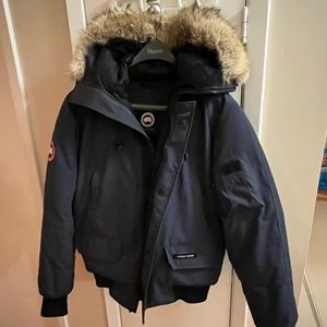 GENUINE CANADA GOOSE CHILLIWACK BOMBER - NAVY BLUE
